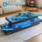 Modern Table Set Includes 70" Fireplace TV Stand & 47" Coffee Table - Image 7