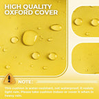 Waterproof Outdoor Chaise Lounge Chair Cushion 74.4 x 22 x 4.7 Inches Memory - Image 7