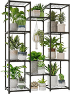 Bamworld Plant Stand Outdoor Metal Plant Shelf by Bamworld