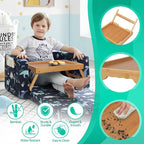 Artmeer Bed Tray Table with Folding Legs, Bamboo Breakfast in Bed - Image 4