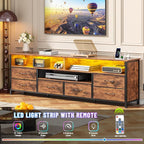 Furologee 63 Inch Entertainment Center, TV Stand - Image 2