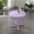 Crosley Furniture Griffith Weather Resistant Retro Metal Outdoor Side Table - Image 6