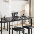 VECELO Kitchen Table and Chairs - Image 7