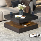 HedoAjim Black Led Coffee Table - Image 6