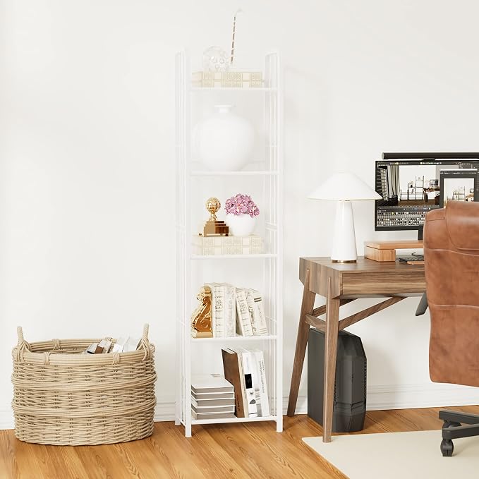 Bookshelf Storage Shelf Bookcase Freestanding Storage Stand - Image 2