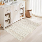 cotiled Washable 3x5 Entryway Rugs: Boho Moroccan Soft Small Rug | Solve Modern - Image 5