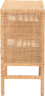 Bali & pari Vivan Natural Rattan Storage Cabinet - Image 5