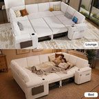 Vipbear 111" Modular Sectional Sleeper Sofa - Image 5