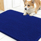 OLANLY Dog Door Mat for Muddy Paws 24x16, Super Absorbent Chenille Mud Mat | by OLANLY