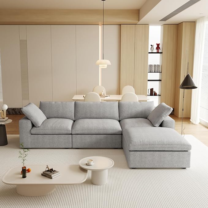 JACH L-Shaped Cloud Sectional Sofa by JACH
