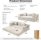 MoonSpeak 78.8''Sleeper Couch Bed - Image 2