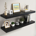 Dreamland 40 Inch Black Floating Shelves by Dreamland