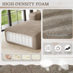 95" Cloud Sectional Couch U-Shaped Chaise - Image 4
