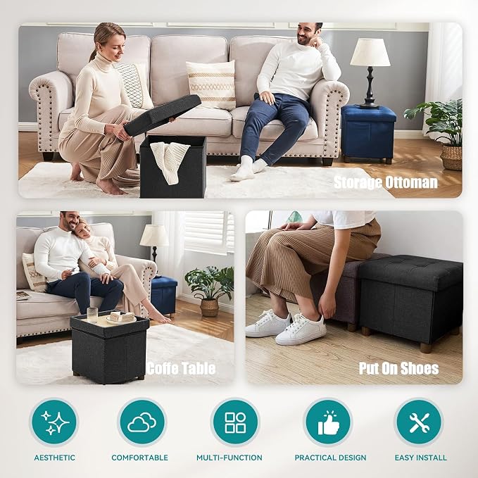 BRIAN & DANY Small Ottoman - Image 6