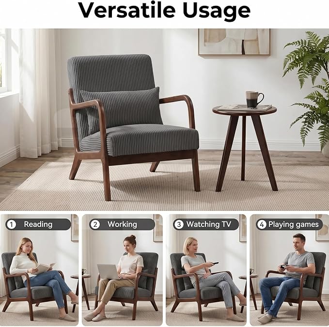 Mid Century Modern Accent Chair - Image 5