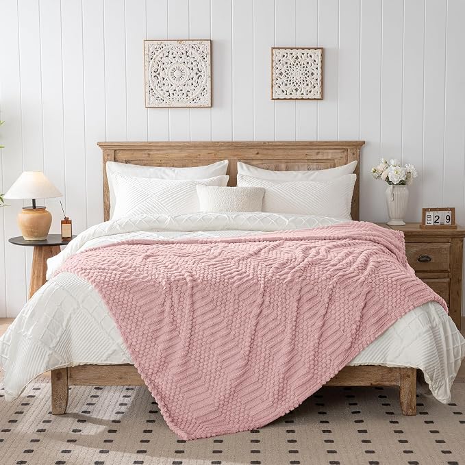 Pink Throw Blanket - Image 5