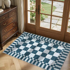GarveeHome Checkered Washable 2x3 Rug Small Area Rugs Non-Slip - Image 4