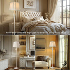 LuxSight Collection Rustic Floor Lamp 65'' Tall - Image 6