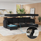 Huatean Home 114.17" Modular Sectional Sofa, 6 Seat Sectional Couches - Image 5