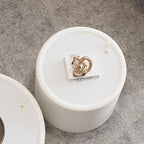 SSLine Set of 2 White Round Nesting Coffee Tables - Image 6