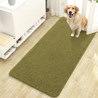 OLANLY Dog Door Mat for Muddy Paws 47x24, Super Absorbent Chenille Mud Mat | by OLANLY