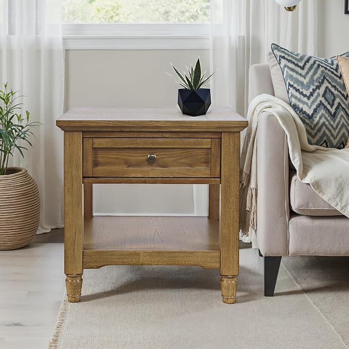 Brentwood Modern Transitional 24" Square End Table - Image 2