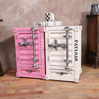 Industrial Shipping Container Nightstand - Image 2
