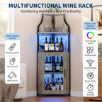 GarveeHome Corner Bar Wine Cabinet - Image 6