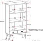 SIMPLIHOME Draper Bookcase - Image 11