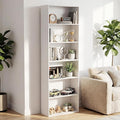 GRUSIGN 71" Tall 6-Tier Bookshelf, Large Open Display Bookcase by GRUSIGN