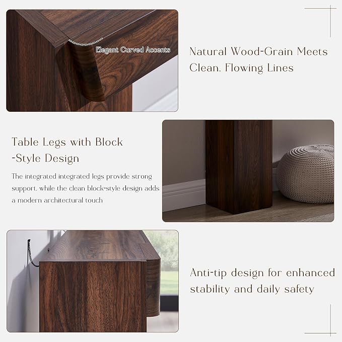 JXQTLINGMU 63" Console Table - Image 4