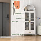 VEXPOR 73" Tall Arched Display Cabinet - Image 5