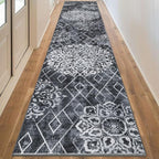 HEBE Hallway Runner Rug 2'8''x14', Washable Non Slip Kitchen Rug Runner | Soft - Image 9