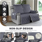 TAOCOCO 100% Waterproof Oversized Loveseat Recliner Cover, Non Slip Split - Image 4