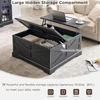 JXQTLINGMU 36" Lift Top Coffee Table - Image 4