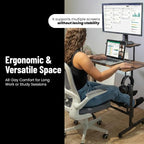 Model 2026 Adjustable Height Rolling Desk - Image 4