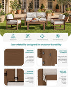 SERWALL HDPE Outdoor Loveseat - Image 4