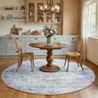 4Ft Round Area Rugs for Living Room, Soft Non-Slip Washable Rugs Modern - Image 4