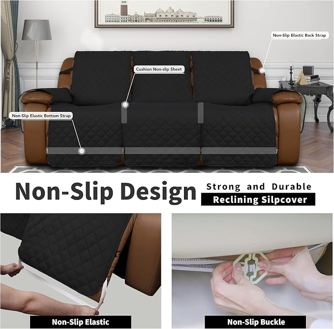 Easy-Going Recliner Sofa Cover, Reversible Couch Cover - Image 4