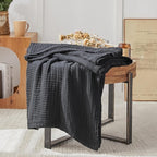 EMME Muslin Blankets for Adults Throw Blanket for Couch Breathable Gauze Soft - Image 5