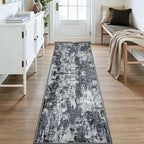 RELEANY Washable Runner 3'x9' Abstract Area Rug - Image 2