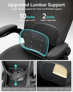 MUXX.STIL Office Chair, PU Leather Ergonomic Desk Chair - Image 4