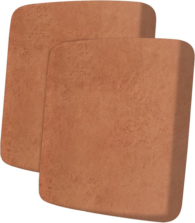 ANARACHON Leather Look Couch Cushion Covers Sofa Seat Slipcovers Sets Couches by ANARACHON