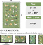 DUKINO 6x9 Washable Dog Area Rug - Image 2