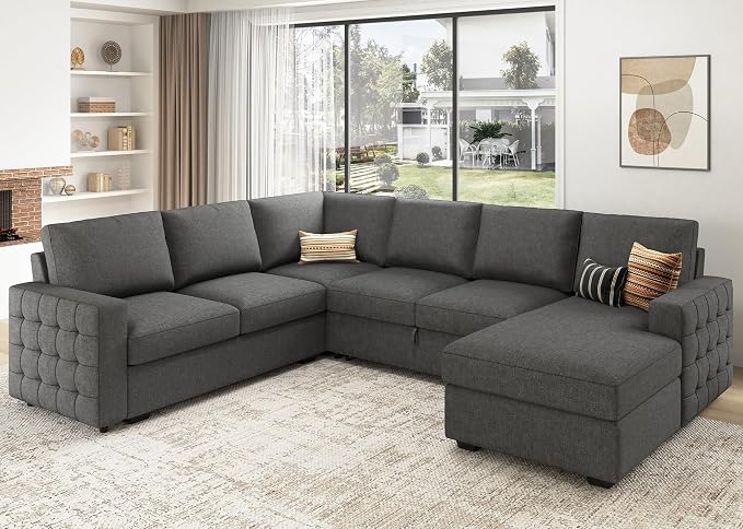HONBAY Sectional Sleeper Sofa by HONBAY