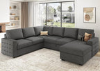 HONBAY Sectional Sleeper Sofa by HONBAY