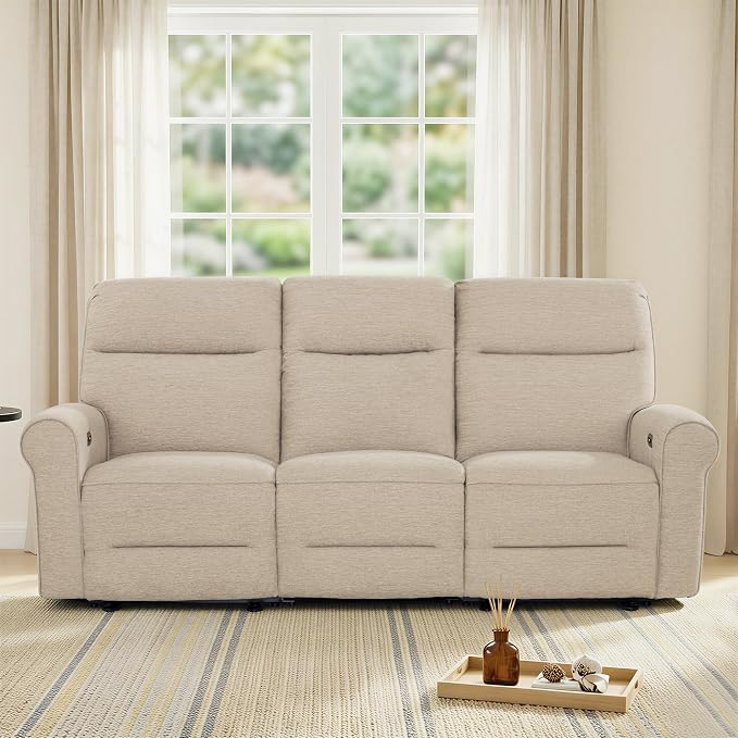 MCombo 87.8" Wall Hugger Power Reclining Sofa - Image 5