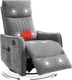 Trustyue Swivel Rocker Recliner Chair, 360° Swivel Recliner - Image 7