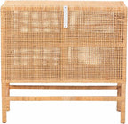 Bali & pari Vivan Natural Rattan Storage Cabinet - Image 6