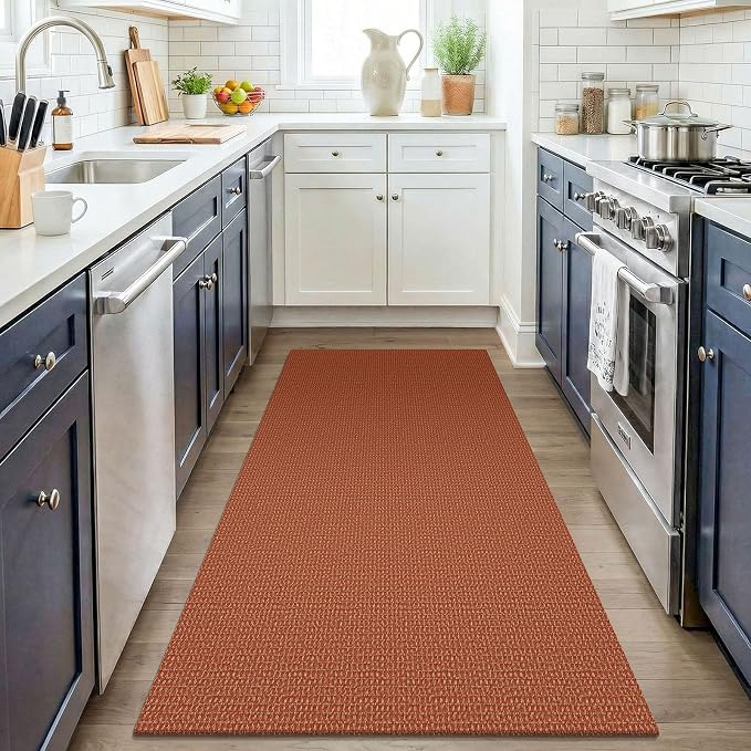 KOZYFLY Washable 3x4 Woven Entry Area Rug, Braided Throw Rugs - Image 3